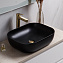 Раковина накладная BelBagno BB1302-H301 50x40x14 черный матовый - фото 1
