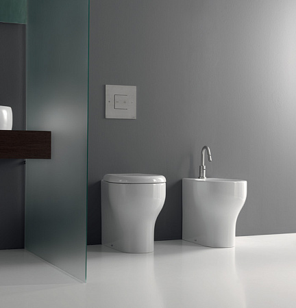 Крышка-сидение для унитаза Kerasan K09 368901bi/cr c микролифтом