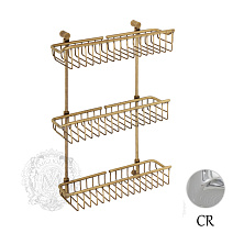 Полка-решетка Migliore Complementi 22037 тройная