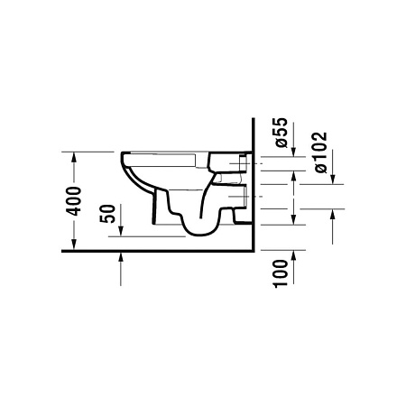 Унитаз подвесной Duravit DuraStyle 2562090000