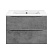 Тумба с раковиной Vincea Mia Slim VMC-2MC600S1BT 60 подвесная, 2 выкатных ящика, Beton