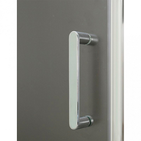 Душевой уголок BelBagno Uno UNO-195-AH-2-100/80-P-Cr рифленое стекло