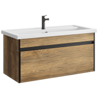 Тумба с раковиной Aqwella Urban URB0110DB 100 дуб балтийский
