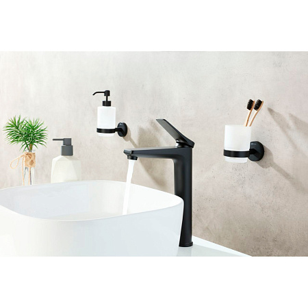 Смеситель Lemark Bronx LM3709BL для раковины, черный