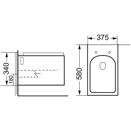 Унитаз подвесной BelBagno Ares BB2390B белый