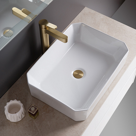 Раковина накладная BelBagno BB1386 36.5x50.5x13.5 белый