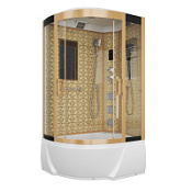 Душевая кабина Niagara Lux 7712GR 120х80 см, золото R Душевая кабина Niagara Lux 7712GR 120х80 см, золото R