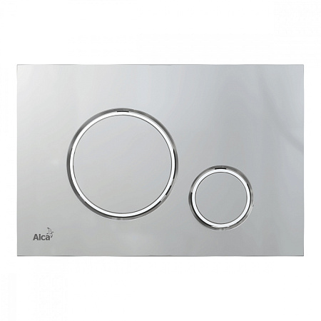 Кнопка смыва AlcaPlast THIN M772 хром матовый, хром глянцевый