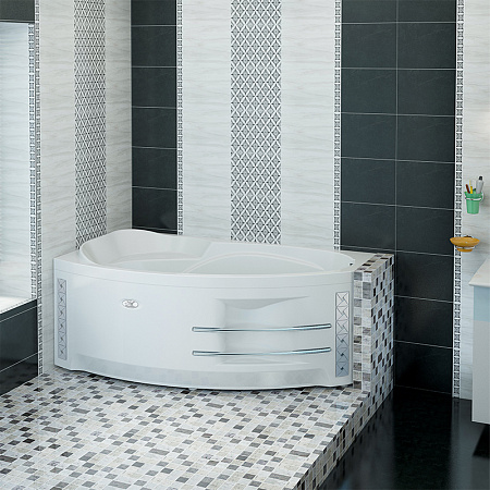 Акриловая ванна Vannesa София 2-01-0-1-1-223 169х100 L хром