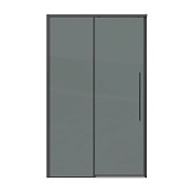 Душевая дверь Grossman Galaxy 100.K33.01.110.42.10 109-110x195 тонированное/графит сатин