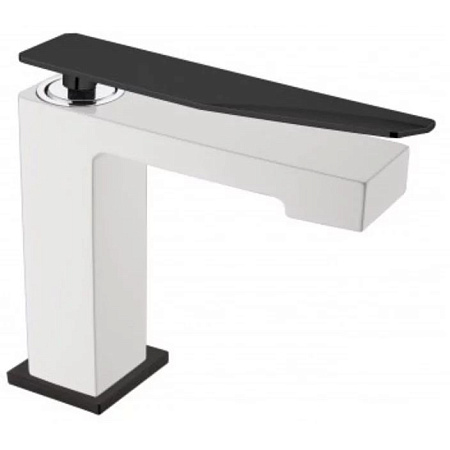 Смеситель Boheme Q 141-WB.2 для раковины, белый/черный