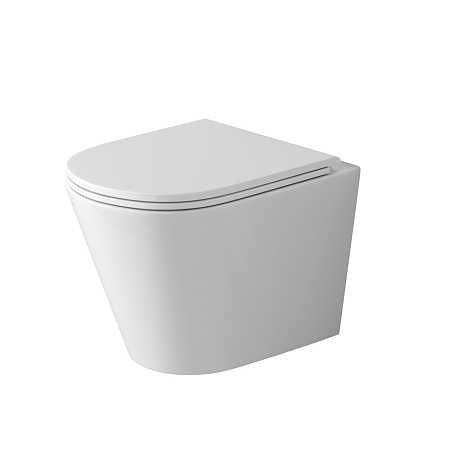 Унитаз подвесной Grossman Торнадо GR-4478SQ безободковый, белый