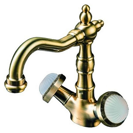 Смеситель Boheme Satine 312-ST для раковины, бронза