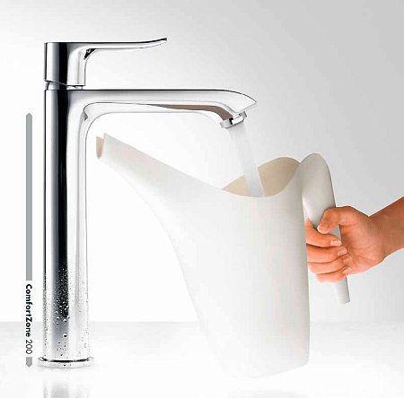 Смеситель Hansgrohe Metris 31183000 для раковины, хром