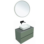 Мебель для ванной Allen Brau Infinity 1.21001.CGM 84.2 олива матовый