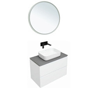 Мебель для ванной Allen Brau Infinity 1.21001.WM 84.2 белый матовый