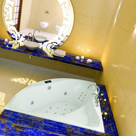 Акриловая ванна Excellent Glamour WAEX.GLA15WH 150x150 белый