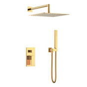 Душевой комплект Boheme Qubic 474-3-G для ванны, золото