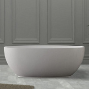 Ванна из искусственного камня ABBER Stein AS9641-1.3 белый матовый