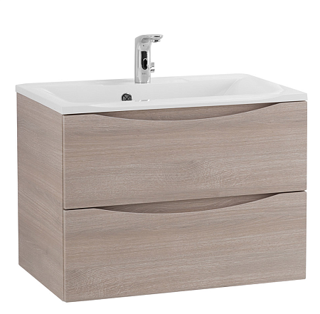 Тумба с раковиной BelBagno Marino MARINO-650-2C-SO-RG-P 65 rovere grigio