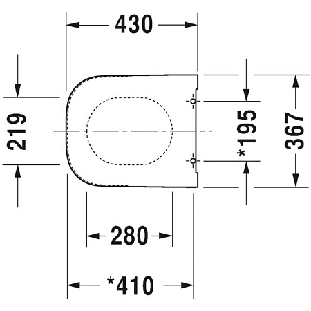 Крышка-сиденье Duravit Happy D.2 0064590000 с микролифтом