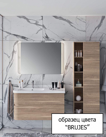 Тумба с раковиной Berloni Bagno Fly FLYBA2C001CX0/1416  88 Mineralmatt