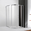Душевой уголок Cezares Molveno MOLVENO-R-11-90+30-C-Cr-IV 120x120x195 стекло прозрачное/профиль хром
