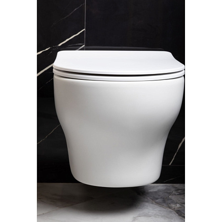 Унитаз подвесной Boheme Fiore 978-SET-MW белый матовый