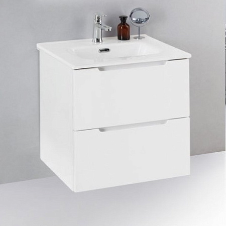 Тумба под раковину BelBagno Etna ETNA39-600/390-2C-SO-BL-P 60 Bianco Lucido
