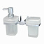 Дозатор WasserKRAFT Wern K-2589 со стаканом, хром - фото 1