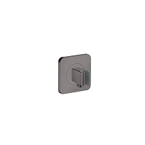 Шланговое подключение Axor Citterio 36724340 с держателем душа, шлифованный черный хром