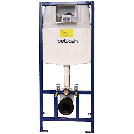 Инсталляция с кнопкой смыва beWash Neox BW74+P04SC хром глянцевый