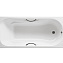 Ванна чугунная Roca Malibu 2315G000R 150х75 см с п/скользящим покрытием и отверстиями для ручек - фото 1