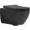 Унитаз подвесной beWash Bogen 88303670 с системой микролифт, черный матовый - фото 1