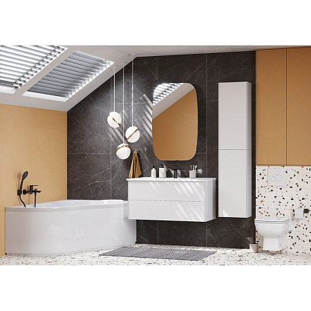 Тумба с раковиной Aquaton Сохо 1A258101AJ010 75 белый