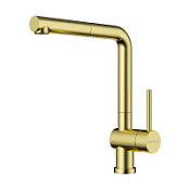 Смеситель Omoikiri Akashi-S-LG 4994263 для кухонной мойки, светлое золото