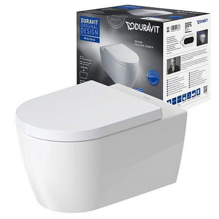 Унитаз подвесной Duravit ME by Starck 45790920A1 микролифт