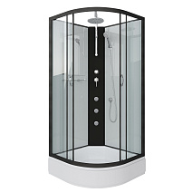 Душевая кабина Niagara Classic NG-6702-14BKTG 100x100x210 стекло прозрачное/профиль черный