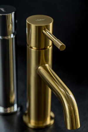 Смеситель Boheme Uno 461-MG для раковины, золото матовое