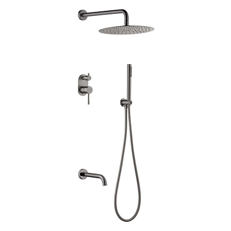 Верхний душ Boheme Uno 422-GM оружейная сталь