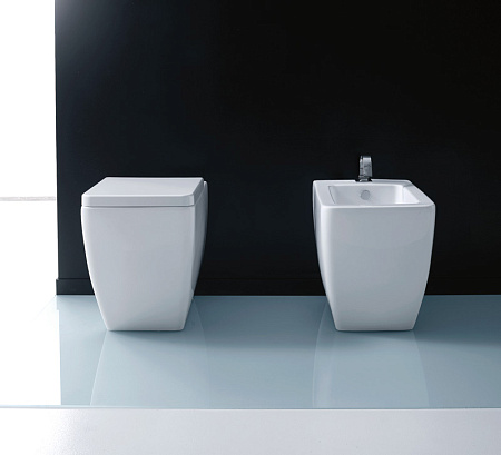 Крышка-сиденье Kerasan Ego 328801 bi/cr белый, с микролифтом