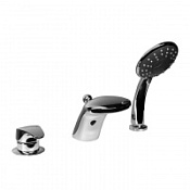 Смеситель Bravat Cobra F5140197CP-1-RUS для ванны с душем на 3 отверстия хром