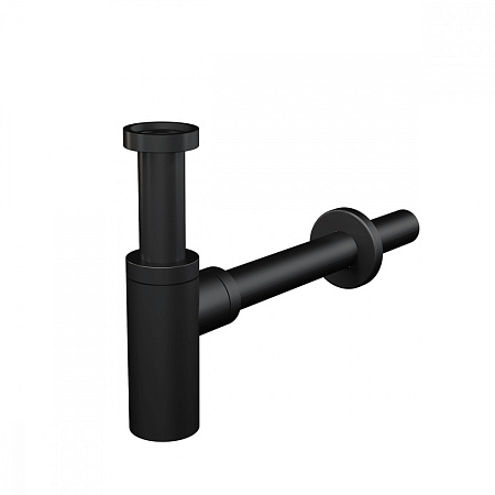 Сифон для раковины AlcaPlast A400BLACK черный матовый