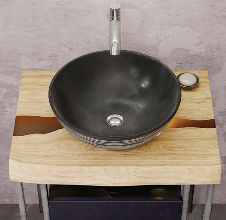 Столешница Velvex Gelou 65 натуральное дерево