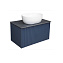 Тумба с раковиной La Fenice Terra FNC-01-TER-BG-60 Blu Grigio, столешница Black Olive Light Lappato