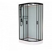 Душевая кабина Frank F-411L Black 110*80 черный Душевая кабина Frank F-411L Black 110*80 черный