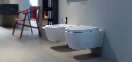 Унитаз подвесной Antonio Lupi Komodo с сиденьем микролифт, белый глянцевый