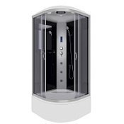 Душевая кабина Niagara Classic NG-2507-14F 80x80x215 стекло тонированное/профиль серебро