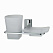 Стакан WasserKRAFT Leine K-5026 с мыльницей, хром