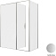 Душевой уголок Allen Brau Priority 3.31038.BA + 3.31041.BA 160x80 серебро браш - фото 2